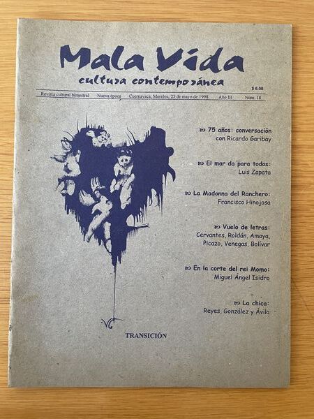 Revista, Mala vida: cultura contemporánea 18
