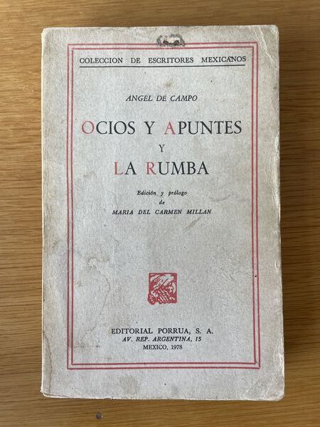 Ocios y apuntes y la rumba: Angel de Campo