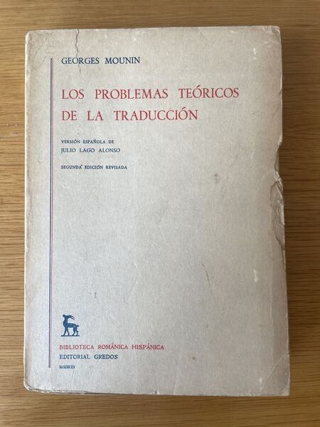 Los problemas teóricos de la traducción