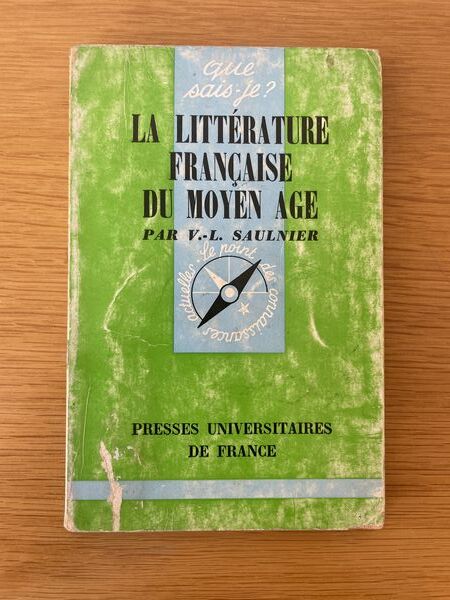 La littérature franc̨aise du Moyen âge