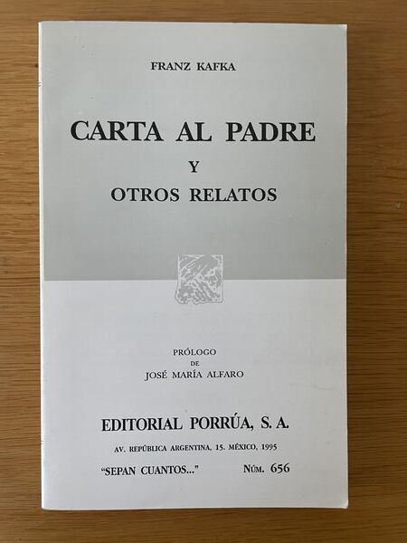 Carta al padre y otros relatos