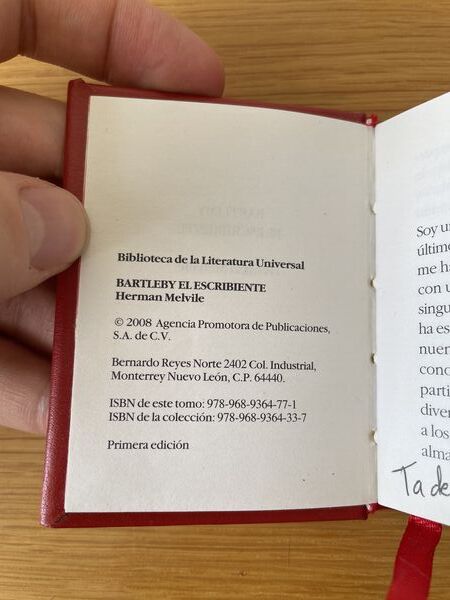 Bartleby el escribiente