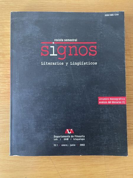 Revista, Signos lingüísticos: revista semestral