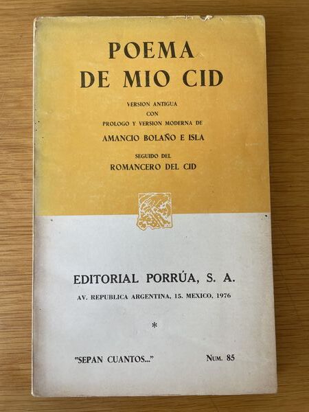 Poema de mio Cid