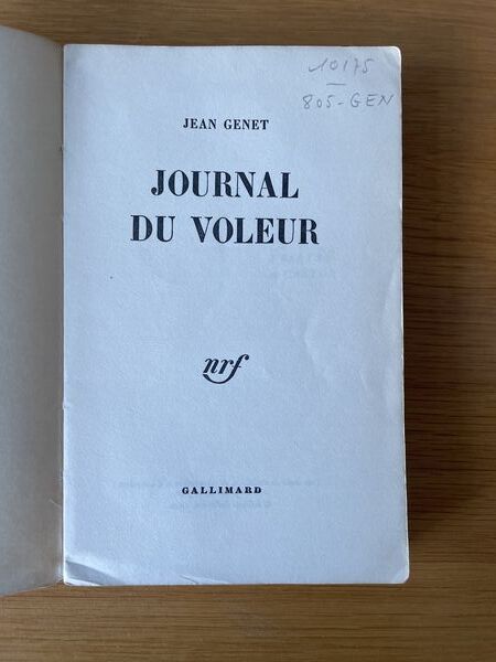 Journal du voleur