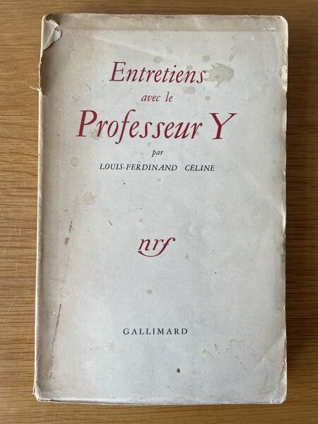 Entretiens avec le professeur Y