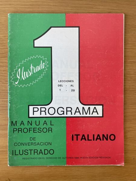 Manual profesor de conversación ilustrado lecciones 21 a 40 Italiano 1