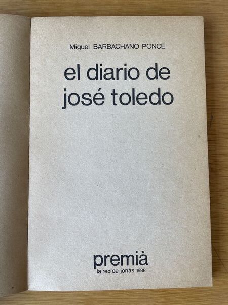 El diario de José Toledo