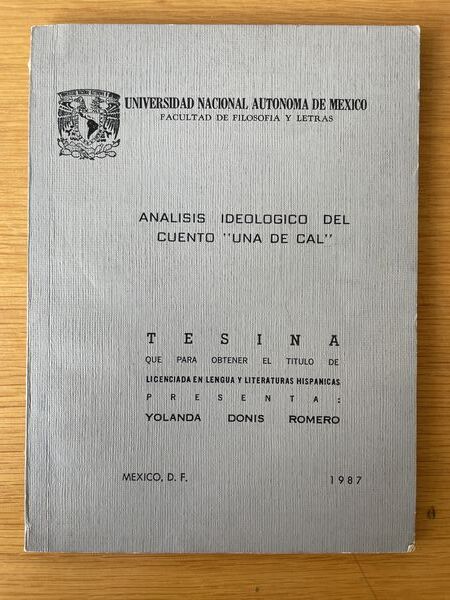 Análisis ideológico del cuento "Una de cal"