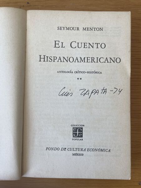 El cuento hispanoamericano: antología crítico-histórica