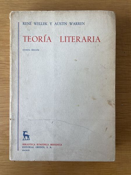 Teoría literaria