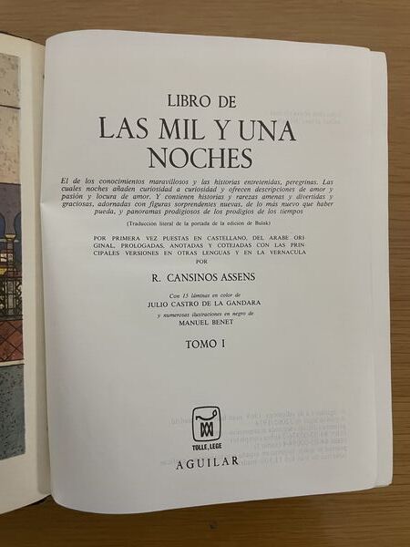 Libro de las mil y una noches. 1