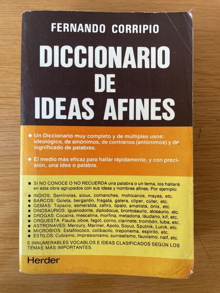 Diccionario de ideas afines