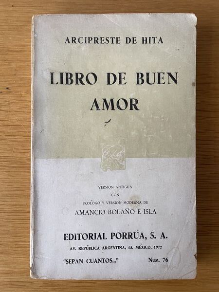 Libro de buen amor: versión antigua
