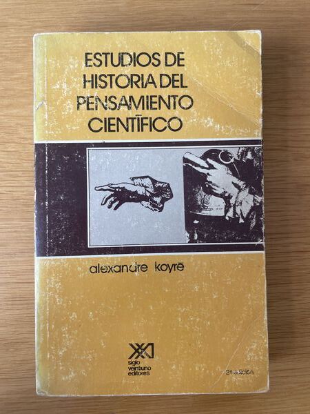 Estudios de historia del pensamiento científico