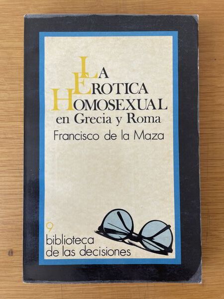 La erótica homosexual en Grecia y Roma