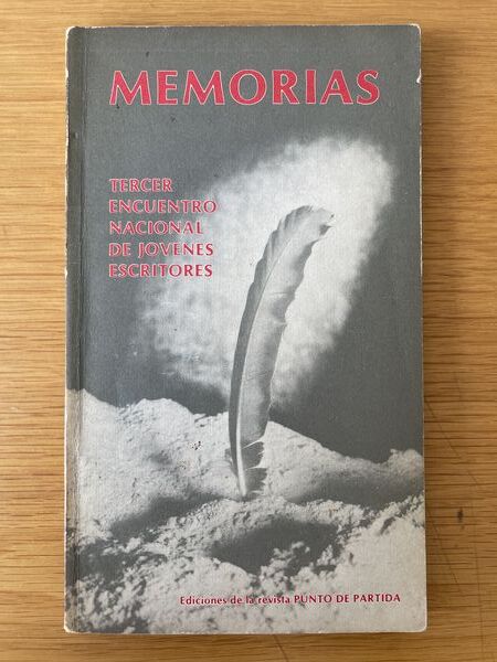 Memorias, tercer encuentro nacional de jovenes escritores