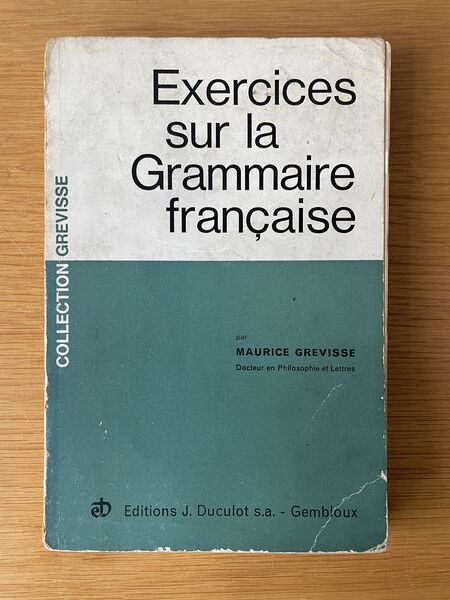 Exercices sur la grammaire française