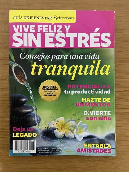 Revista, Selecciones: vive feliz y sin estrés