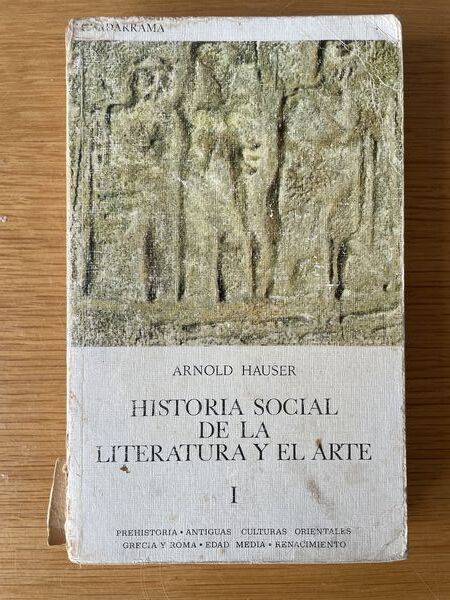 Historia social de la literatura y el arte I