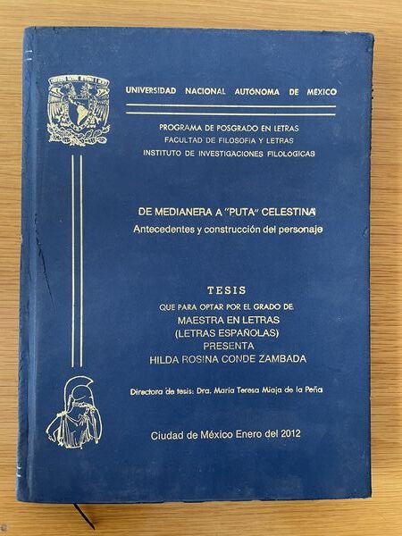 De medianera a "puta" Celestina. Antecedentes y construcción del personaje