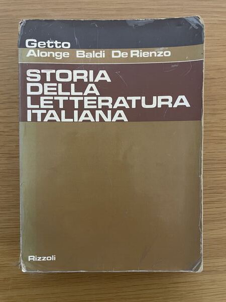 Storia della letteratura italiana