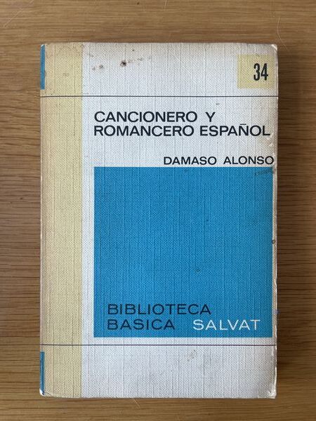 Cancionero y romancero español